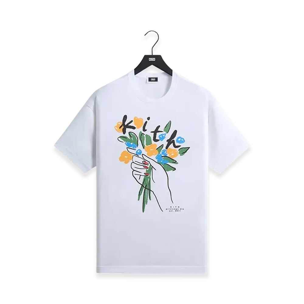 Kith Flowers Tee "White"