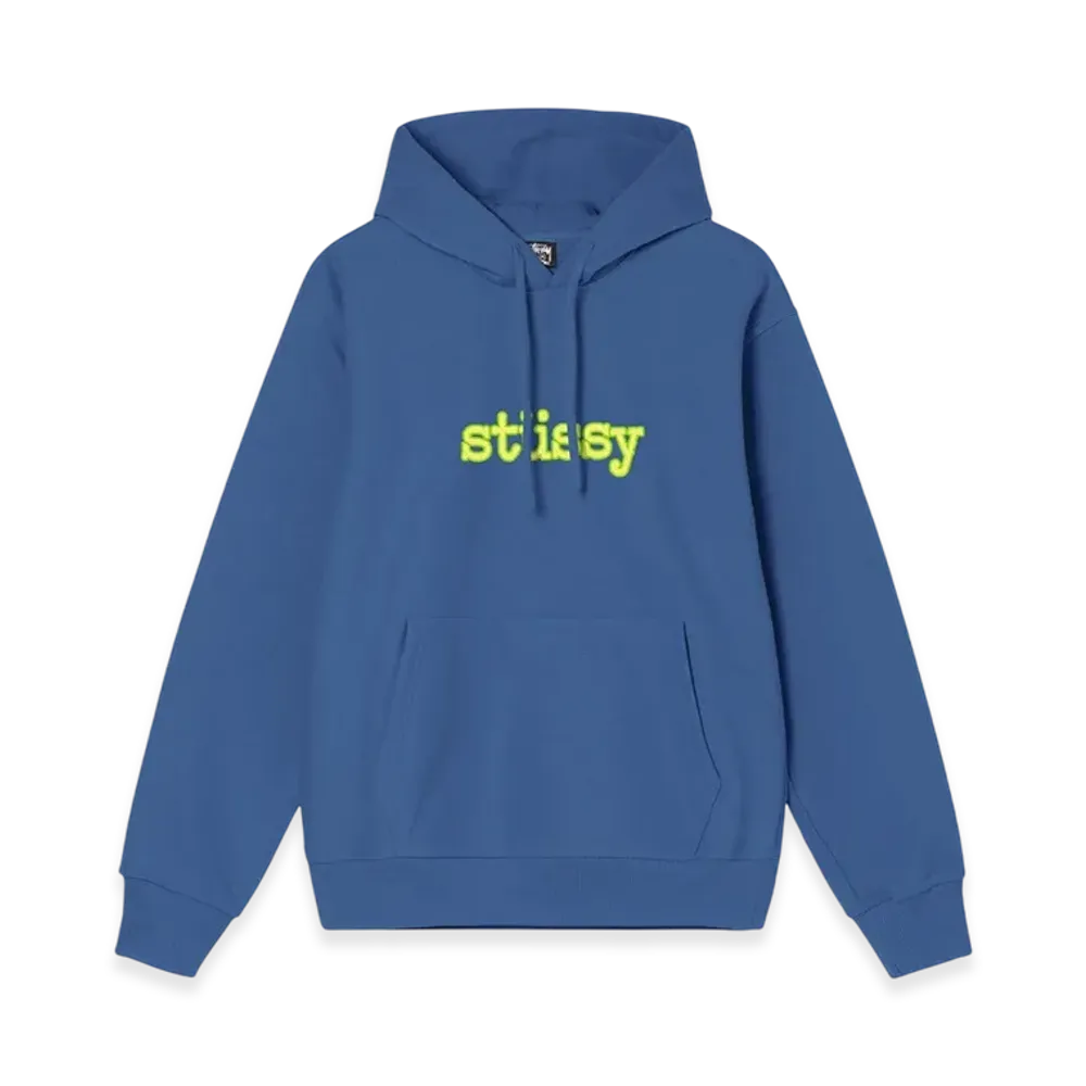 Stussy Typewriter Hoodie "Midnight"