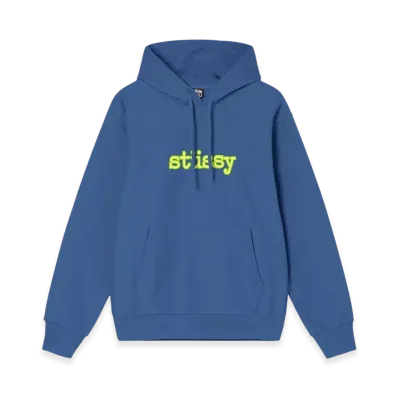 Stussy Typewriter Hoodie "Midnight"