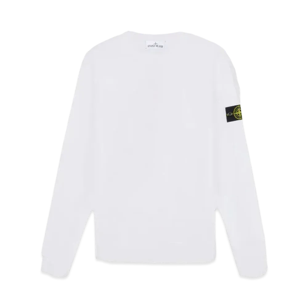 Stone Island 63051 Cotton Fleece "White"
