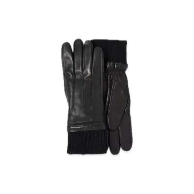 PRADA Leather Gloves "Black"