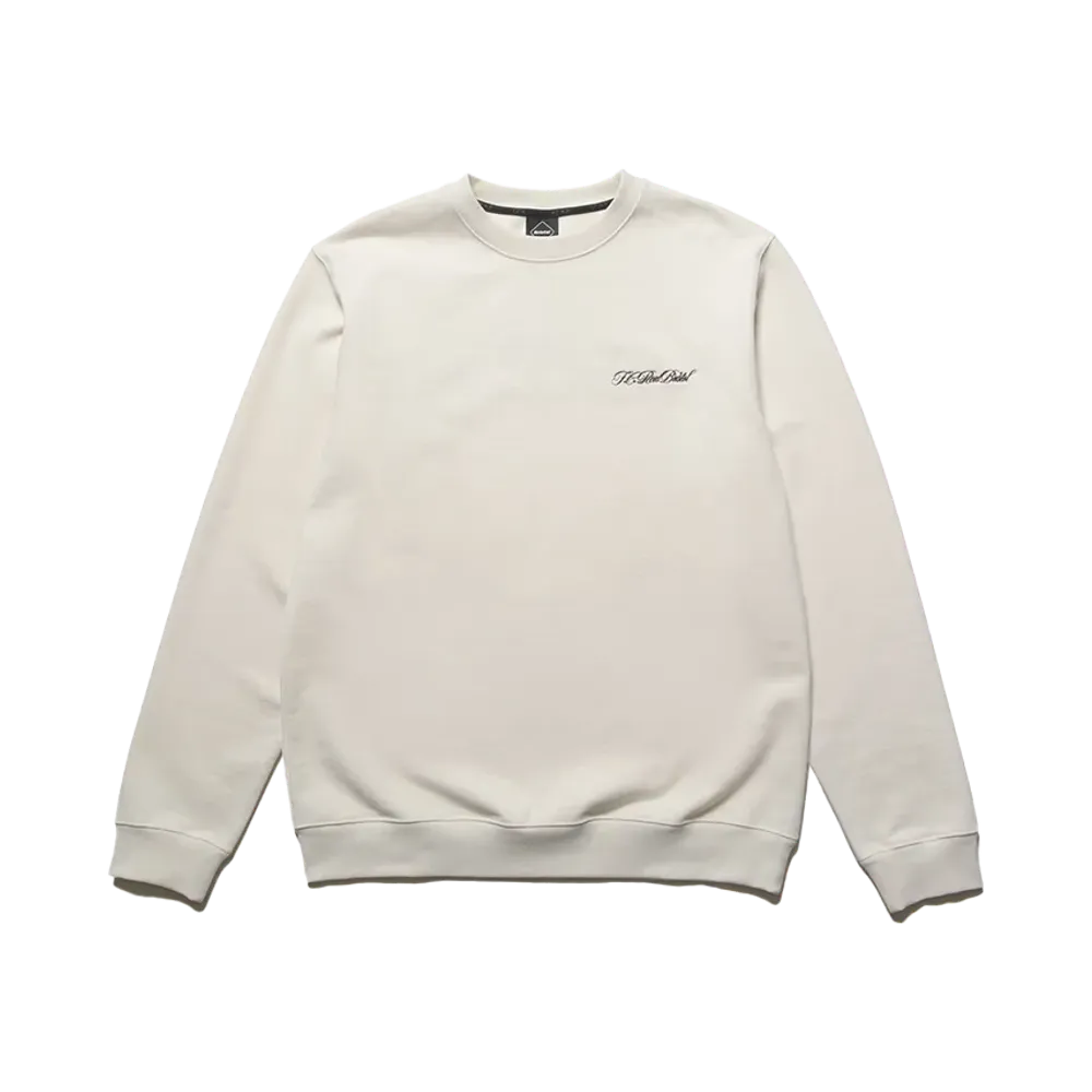 F.C.Real Bristol Script Crewneck Sweat "Off White"