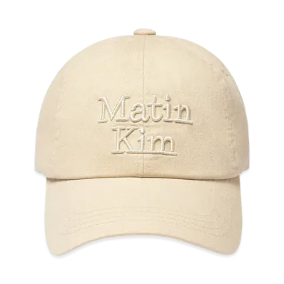 Matin Kim Matin Volume Logo Ball Cap "Beige"