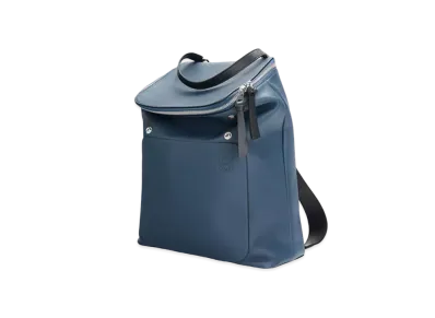 LOEWE Goya Backpack In Soft Grained Calfskin "Indigo"
