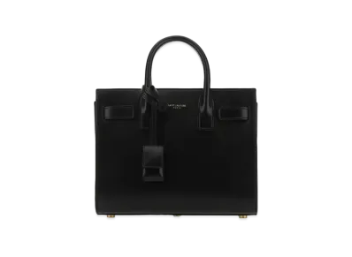 SAINT LAURENT Classic Sac De Jour Nano In Smooth Leather "Black"