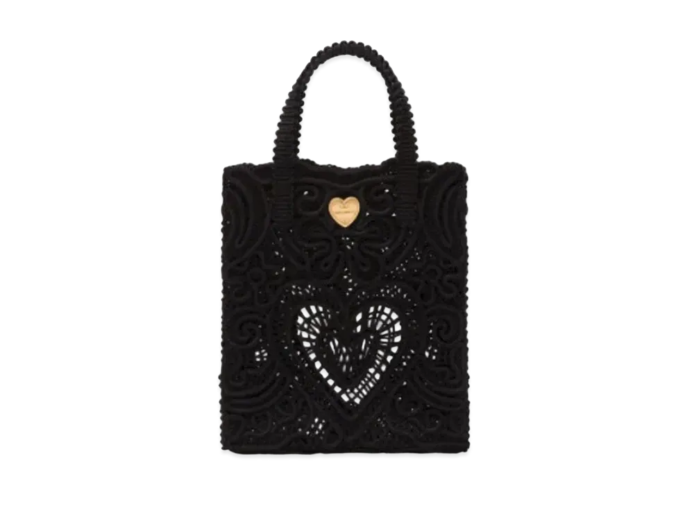 Dolce&Gabbana Beatrice Bag Small Code Race "Black"