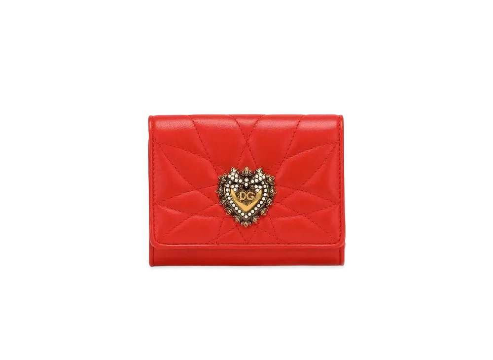 Dolce&Gabbana Devotion Continental Wallet Small Matrassenupa "Orange"