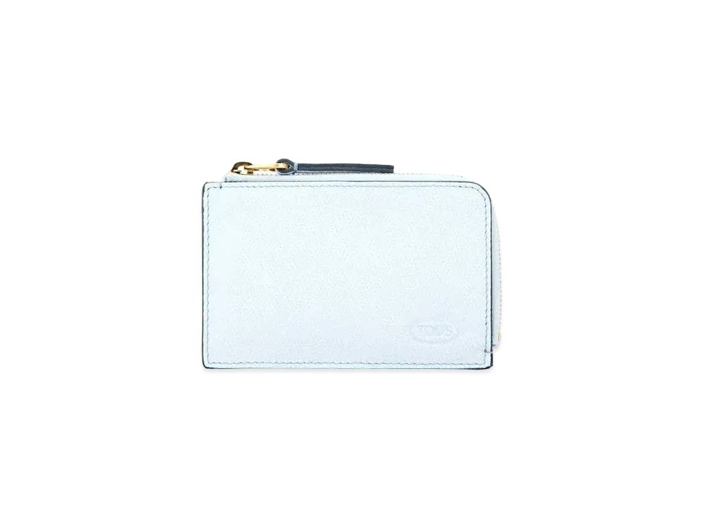 TOD'S Leather Card Holder "Violet"