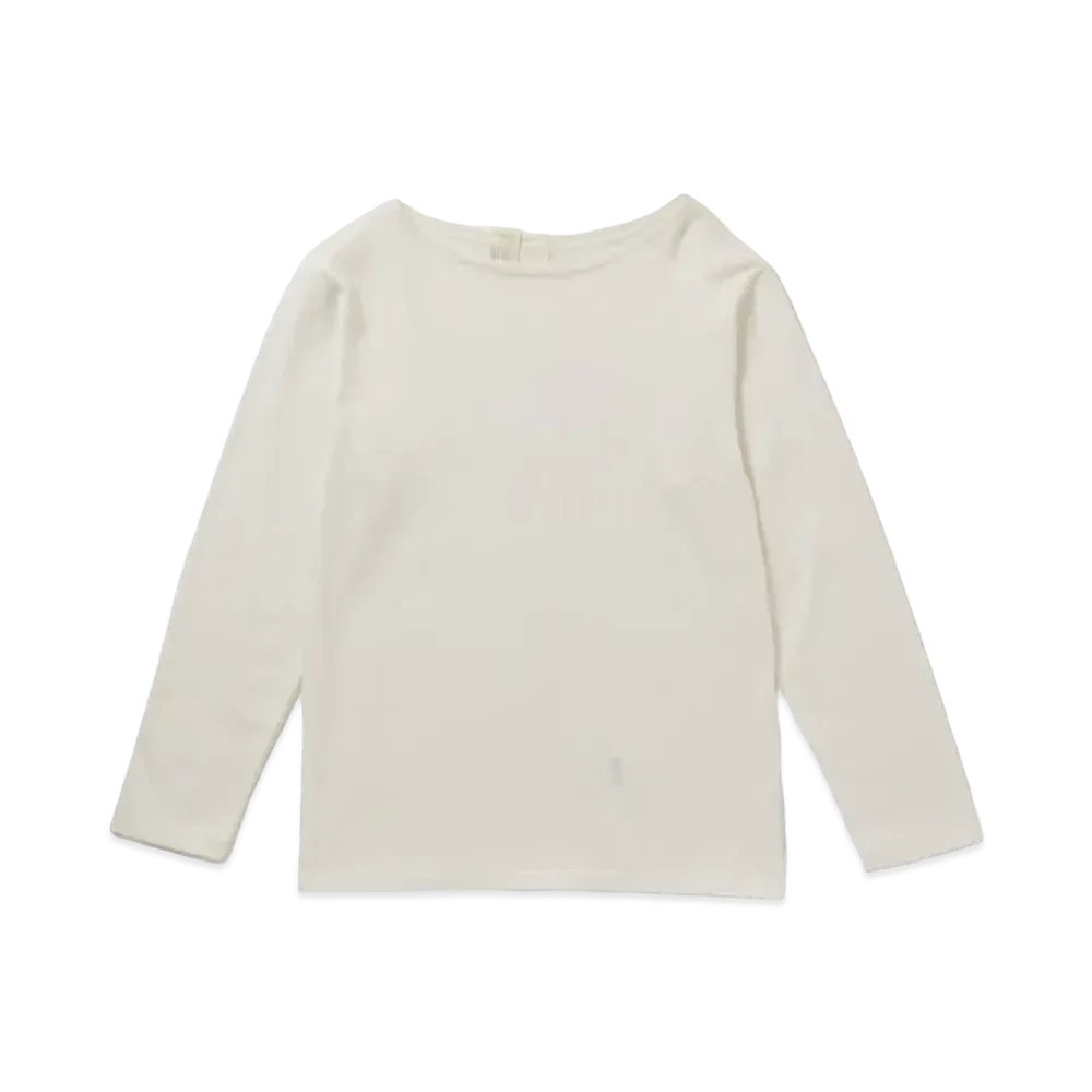 N.HOOLYWOOD Boat Neck Long Sleeve "White"
