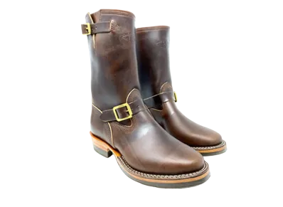 WESCO Boss Mr. Lou "Brown" Chrome Excel Dr. Sole Brown Half Outsole and Heel 10 Height MP Toe 7600BRCXL E