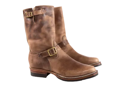 WESCO Boss Mr. Lou "Natural" Chrome Excel Dr. Sole Brown Half Outsole and Heel 10 Height MP Toe 7600NATCXL E