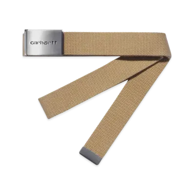 Carhartt WIP Clip Belt Chrome "Dusty H Brown"