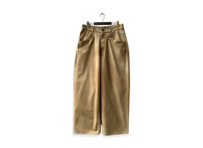 ANCELLM x GARDEN Wide Chino Slacks EX / ANC-GRD-PT01 "Brown"