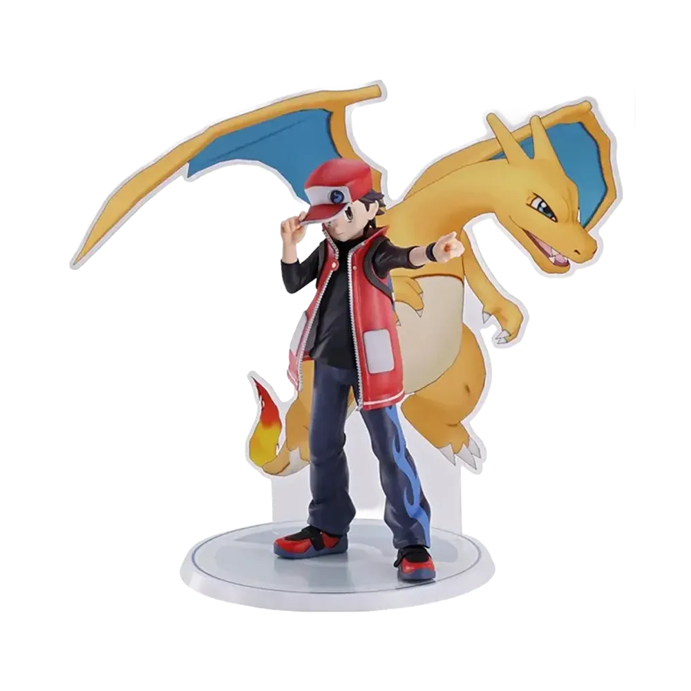 BANDAI "Ichiban Kuji" -Pokemon Masters EX 7th Anniversary- A Prize Red (Special Costume) & Charizard MASTERLISE PLUS