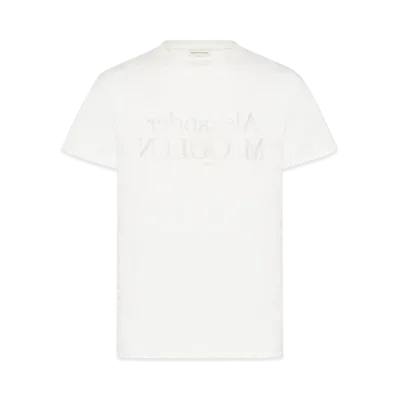 Alexander McQUEEN Reflected Logo T-shirt "White"