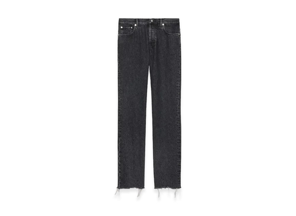 GUCCI Denim Pants with Label "Black"
