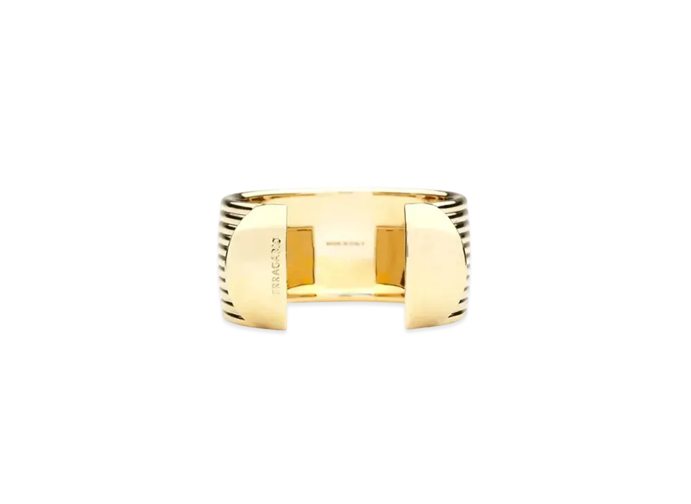 Salvatore Ferragamo Gancini Bangle (M) "Gold"
