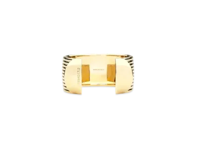 Salvatore Ferragamo Gancini Bangle (M) "Gold"