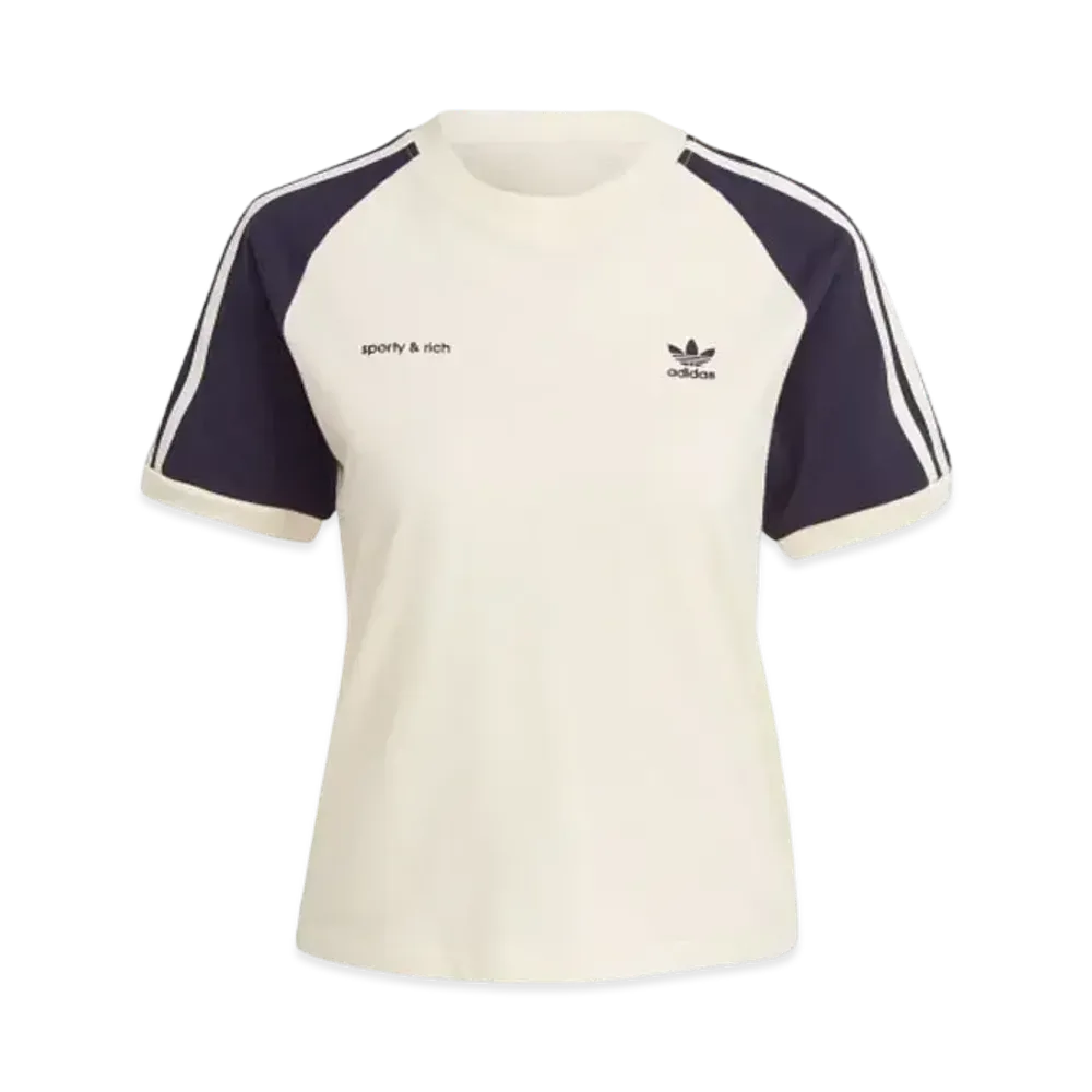 adidas x Sporty & Rich Tee "Cream White"