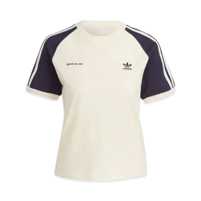 adidas x Sporty & Rich Tee "Cream White"