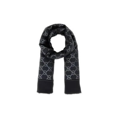 GUCCI Women's Silk Foulard "Black"