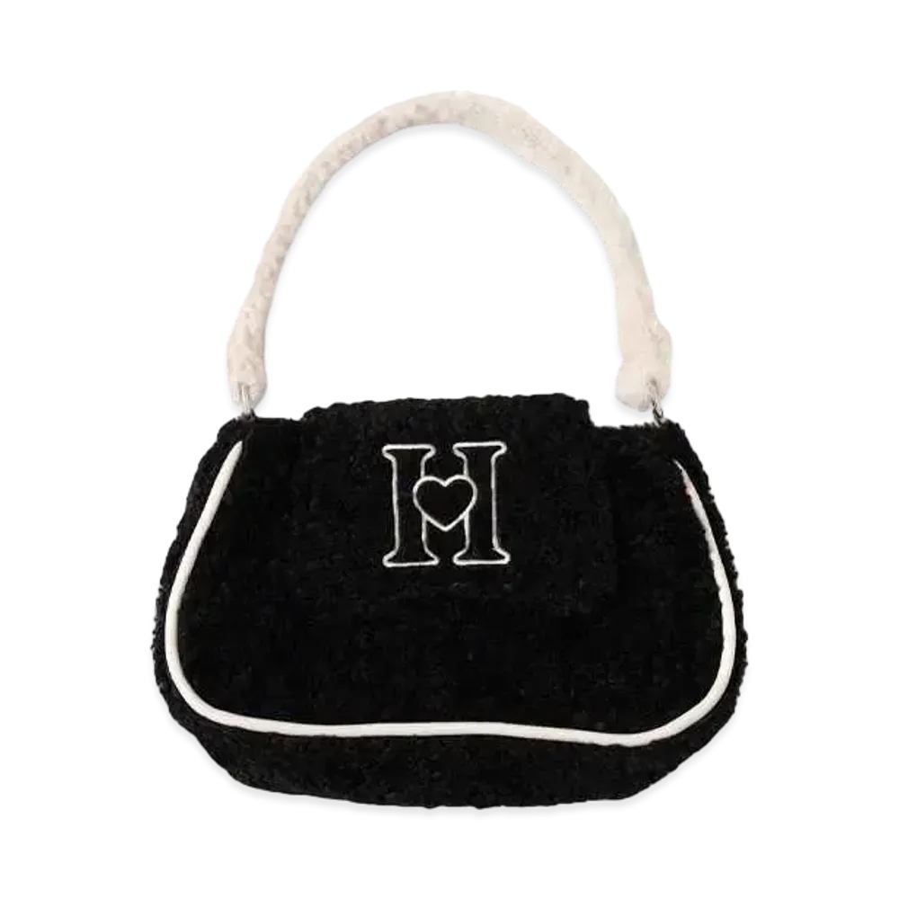 HTH boa hand bag "BLACK"