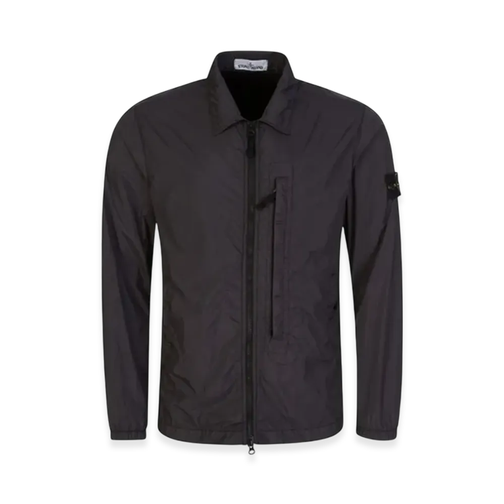 Stone Island 10123 Crinkle Reps Overshirt - 20FW "Dark Grey"