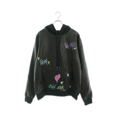 Chrome Hearts PPO Matty Boy Leather hoodie "Black"