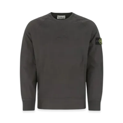 Stone Island 655Q1 Heavy Cotton 82/22 Garment Dyed Crewneck Sweatshirt - 22SS "Dark Grey"