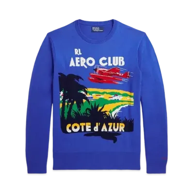 Polo Ralph Lauren Cotton Graphic Sweater "Multi"