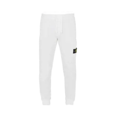 Stone Island 64520 BRUSHED COTTON FLEECE_SLIM FIT "White"