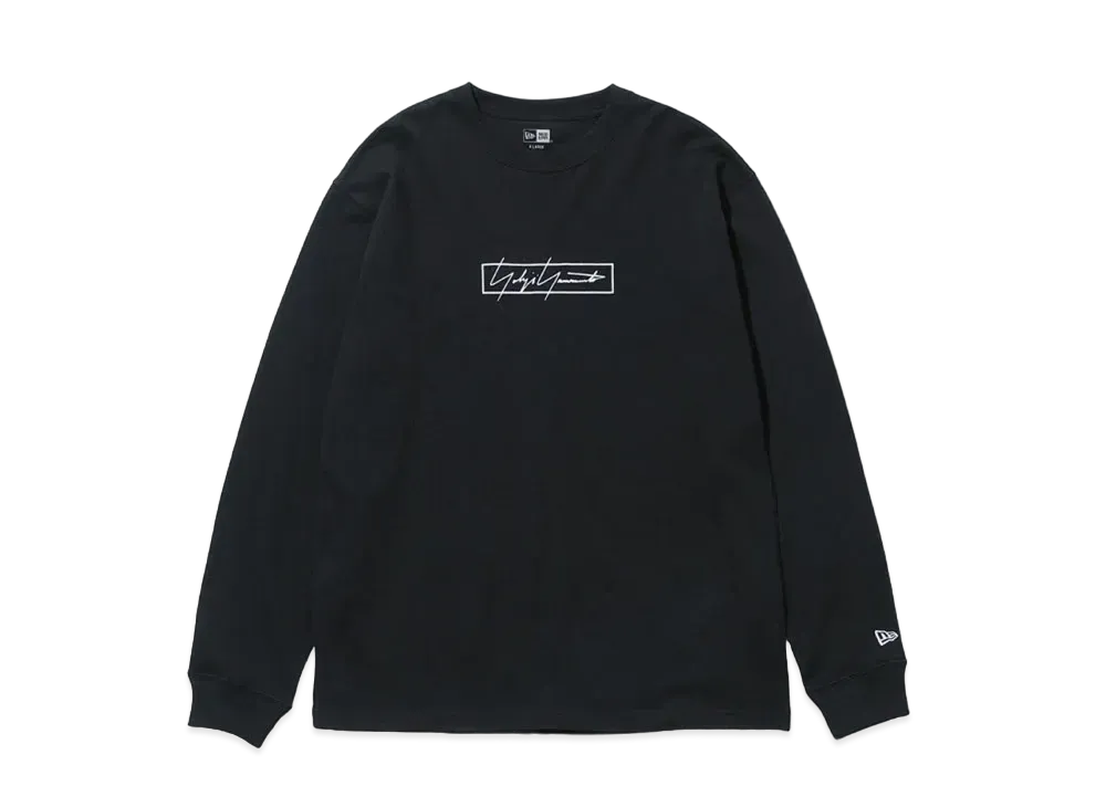 Yohji Yamamoto Pour Homme NEW ERA BOX LOGO PRINT LONG SLEEVES "Black"
