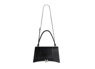 BALENCIAGA Hourglass Hinge Medium Handbag "Black"
