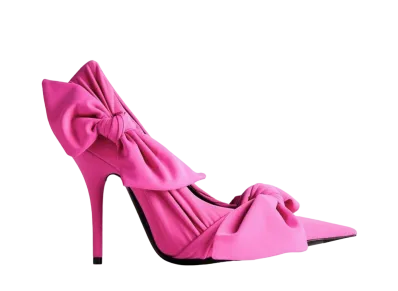 BALENCIAGA Women's Knife Knot 110mm Pump "Bright Pink"