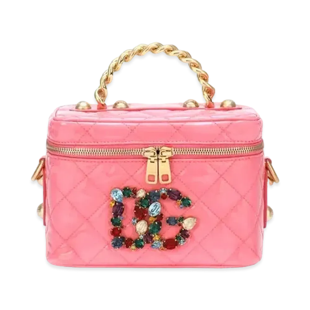 Dolce&Gabbana 3.5 Bag Quilting Soft Enamel "Pink"