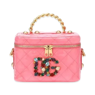Dolce&Gabbana 3.5 Bag Quilting Soft Enamel "Pink"