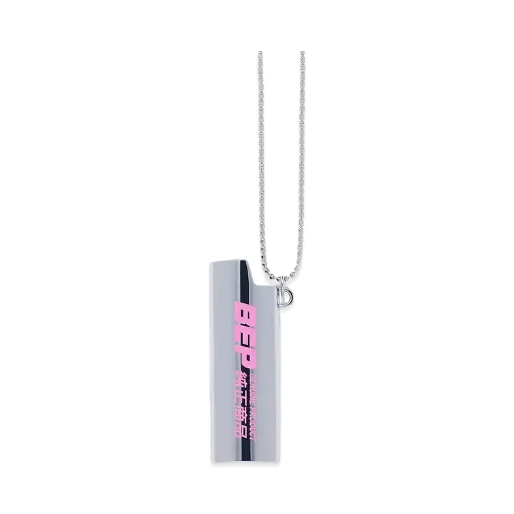 BlackEyePatch Genuine Product Lighter Case Necklace "Silver"