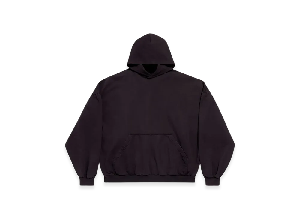 BALENCIAGA Sample Sticker Round Hoodie Oversized "Black"