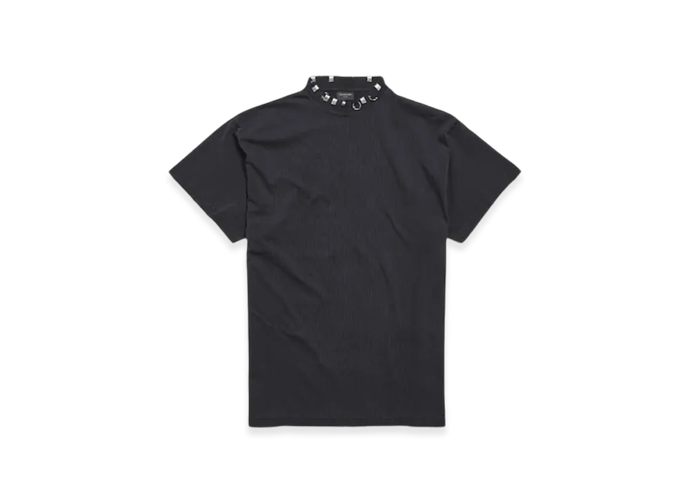 BALENCIAGA Pierced Oversized T-Shirt "Black"
