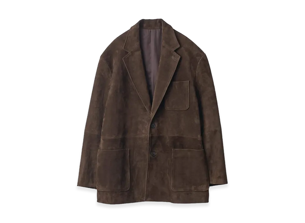 ssstein Goat Suede Blazer "Brown"