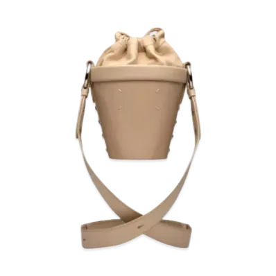 Maison Margiela Fire Mini Bucket Bag "Almond"