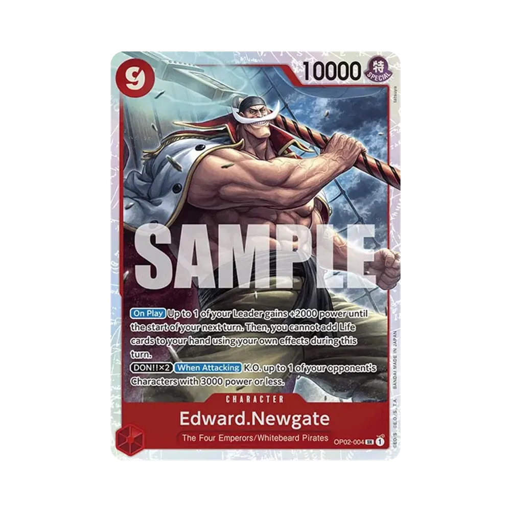 エドワード・ニューゲート SR [OP02-004]【英語版】(プレミアムブースター「ONE PIECE CARD THE BEST」)