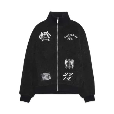 C2H4 x MMJ Fleece Jacket "FUZZY BLACK"