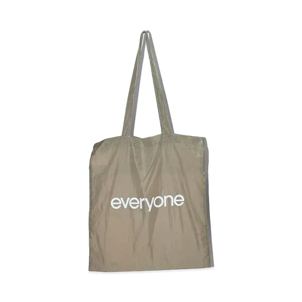 everyone Nylon Logo Tote Bag "Khaki"