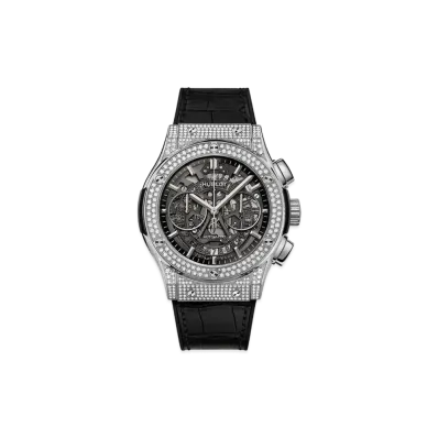 HUBLOT Classic Fusion Aerofusion Titanium Pave 45mm
