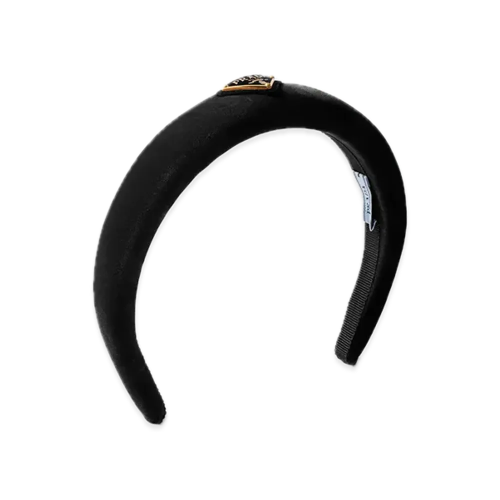 PRADA Velvet Headband "Black"