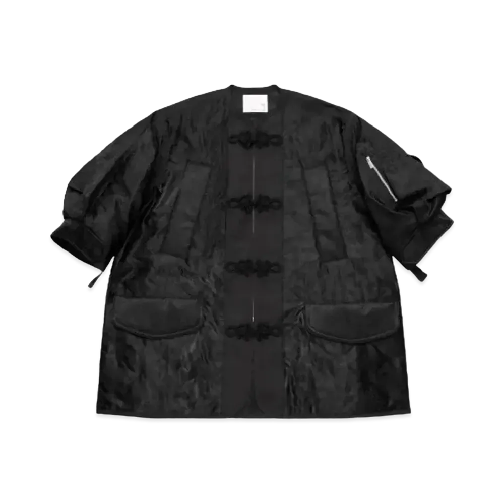 sacai x CLOT Women's Coat "Black"