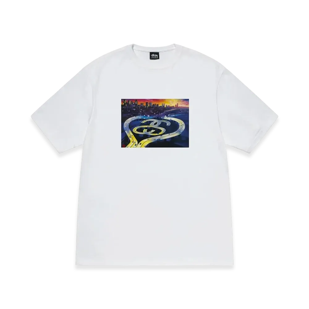 Stussy SS Highway Tee "White"