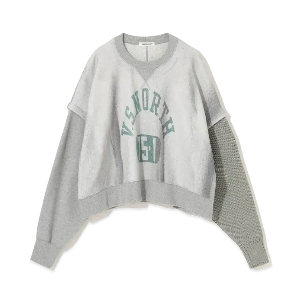 UNDERCOVER Cotton Sweat Pullover "Top Gray"