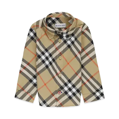 Burberry Kids Shirts "Beige"